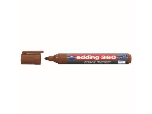 Marker suchościeralny Edding, brązowy 1,5-3,00mm okrągła końcówka (360/007/BR ED)