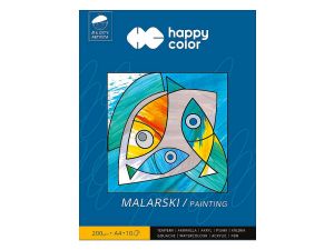 Blok artystyczny Happy Color młody artysta A4 200g 10k 297 mm x 210 mm (HA 3720 2030-M10)