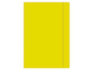 Teczka kartonowa na gumkę Interdruk A4+ kolor: żółty (TEGUFŻ)