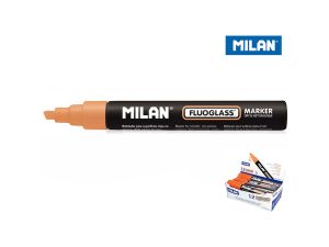 Marker specjalistyczny Milan do szyb fluo, pomarańczowy 2,0-4,0 mm ścięta końcówka (591093201)