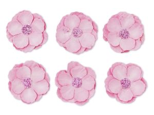 Ozdoba papierowa Galeria Papieru kwiaty samoprzylepne clematis różowe (252012)