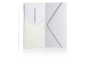 Koperta Galeria Papieru pearl biały SP DL - biały 110 mm x 220 mm (280901)