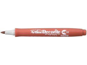 Marker permanentny Artline metaliczny decorite, brązowy 1,0 mm pędzelek końcówka (AR-033 6 8)