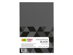 Arkusz piankowy Happy Color kolor: CZARNY 5 ark. 210 mm x 297 mm (HA 7130 2030-09)