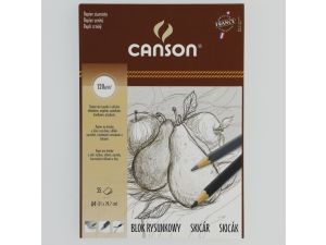 Blok rysunkowy Canson A4 biały 120g 25k (400024274)