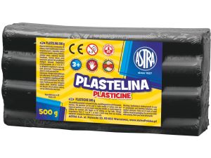 Plastelina Astra 1 kol. czarna 500g