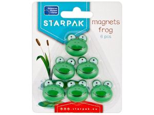 Magnes Starpak żabki - zielone śr. 25 mm (438889)