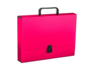 Teczka kartonowa Penmate malinowa A4 kolor: różowa (TT7832)