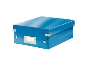 Pudło archiwizacyjne Leitz Click & Store z przegródkami - niebieski 220 mm x 100 mm x 285 mm (60570036)