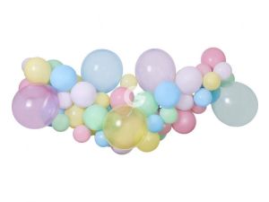 Girlanda Godan balonowa pastelowa 65szt. (031324)