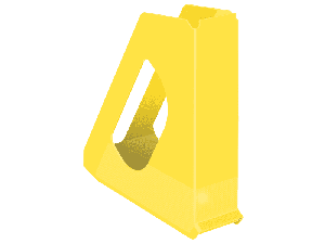 Pojemnik na dokumenty pionowy Esselte Vivida Europost A4 - żółty 68 mm x 248 mm x 245 mm (623936)