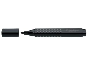 Marker permanentny Faber Castell Grip, czarny ścięta końcówka (FC150399)
