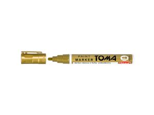 Marker olejowy Toma, złoty 2,5 mm okrągła końcówka (TO-440 9 3)