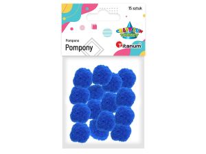 Pompony Titanum Craft-Fun Series chabrowy 15 szt