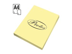 Papier kolorowy Protos A4 - żółty jasny 160 g