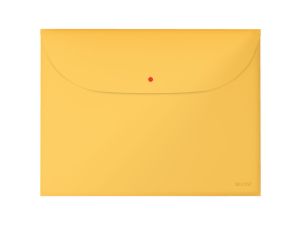 Teczka plastikowa na zatrzask Leitz Cosy A4 kolor: żółta (47090019)