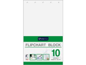 Blok do tablic flipchart Interdruk A1 10k. 80 g czysty 1000 mm x 640 mm (FLI10)