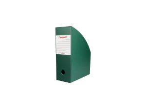 Pojemnik na dokumenty pionowy Biurfol 10 cm A4 - zielony ciemny (SE-36-05)