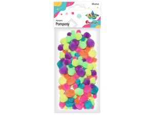 Pompony Titanum Craft-Fun Series neonowy 68 szt (0125)