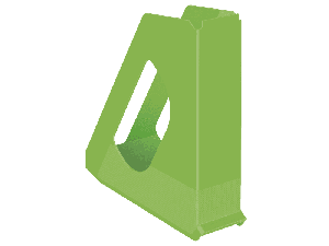 Pojemnik na dokumenty pionowy Esselte Vivida Europost A4 - zielony 72 mm x 256 mm x 260 mm (623938)