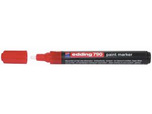 Marker olejowy Edding 790, czerwony 2,0-3,0 mm okrągła końcówka