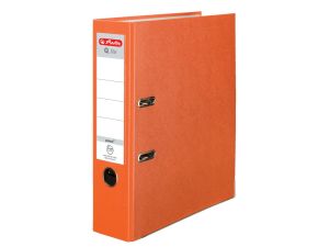 Segregator dźwigniowy Herlitz Q. file Standard A4 pomarańczowy 80 mm (0011178944)