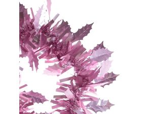 Łańcuch Arpex dekoracyjny matowy listki różowe (BG4797RÓŻ)