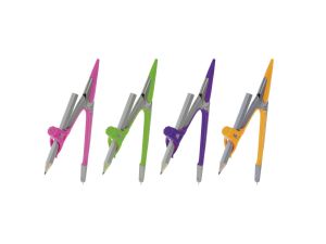 Cyrkiel z ołówkiem 2-elementowy kolorowy mix 4 kolorów w displeju