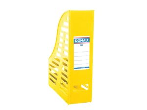 Pojemnik na dokumenty pionowy Donau A4 - żółty (7464001-11)