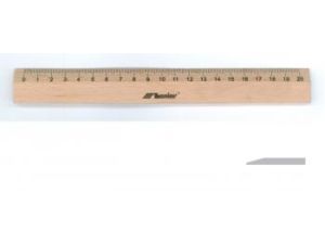 Linijka drewniana Leniar 20 cm (30061)