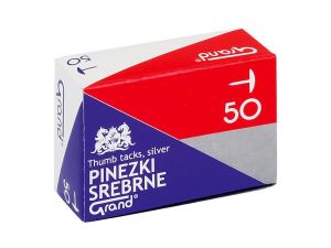 Pinezki Grand S50 kolor: srebrny 50 szt (110-1378)