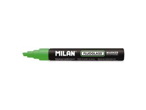 Marker specjalistyczny Milan do szyb fluo, zielony 2,0-4,0 mm ścięta końcówka (591096001)