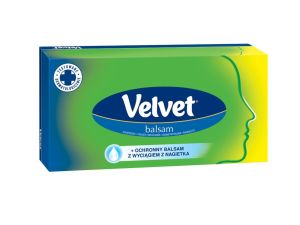Chusteczki higieniczne Velvet balsam 70 szt
