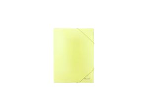 Teczka plastikowa na gumkę Biurfol A4 kolor: żółty (TGP-A4-03)