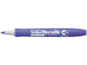 Marker permanentny Artline pastelowy decorite, fioletowy 1,0 mm pędzelek końcówka (AR-033 6 4)