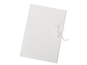 Teczka kartonowa wiązana Barbara A4 kolor: biały 250 g