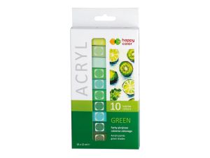 Farba akrylowa Happy Color kolor: zielony 12 ml (HA 7370 0012-G10)