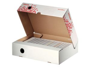 Pudło archiwizacyjne Esselte Speedbox A4 - biało-czerwony 350 mm x 250 mm x 80 mm (623910)