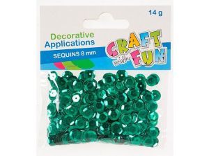 Cekiny Craft Fun zielone 14g (383995)