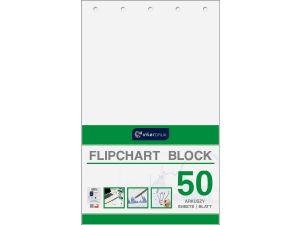 Blok do tablic flipchart Interdruk 50k. 80 g czysty 1000 mm x 640 mm (FLI50)