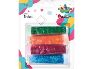 Brokat Titanum Craft-Fun Series kolor: mix 4 kolor. (MTJF-DSG4BMT)