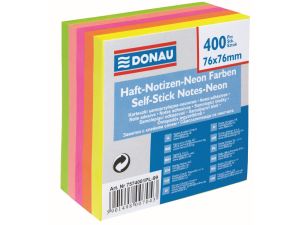 Notes samoprzylepny Donau mix fluo 400k 76 mm x 76 mm (7574001PL-99)