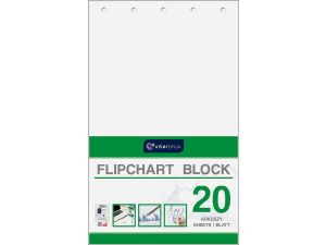 Blok do tablic flipchart Interdruk A1 20k. 80 g czysty 1000 mm x 640 mm (FLI20)