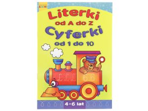 Książka dla dzieci Literka Literki od A do Z. Cyferki od 1 do 10.