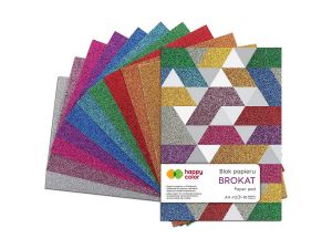 Zeszyt papierów kolorowych Happy Color A4 150g 10k (HA 3815 2030-BR)