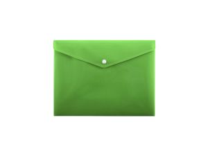 Teczka plastikowa na zatrzask Penmate koperta pp A4 kolor: zielony (TT7594)