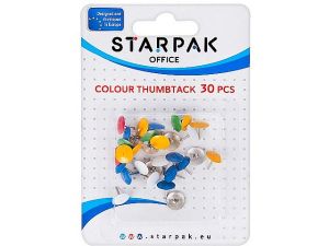 Pinezki Starpak kolor: mix 30 szt (149874)