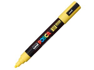 Marker z farbą plakatową UNI Posca PC-5M żółty