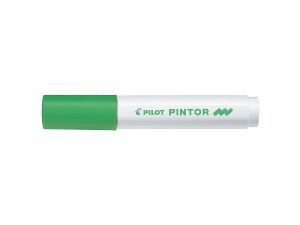 Marker specjalistyczny Pilot PINTOR, zielony jasny M mm okrągła końcówka (PISW-PT-M-LG)