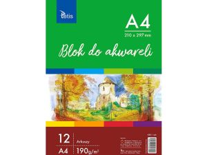 Blok artystyczny Tetis szkicownik A4 190g 12k (KB011-A4)